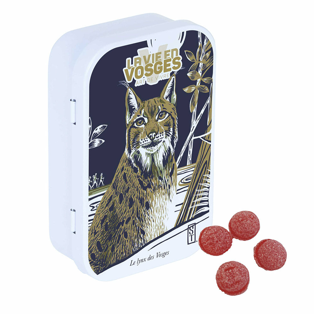 boite de bonbons parfum cerise