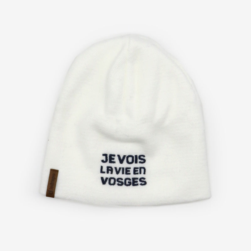 Bonnet unisexe brodé "Je Vois la Vie en Vosges"